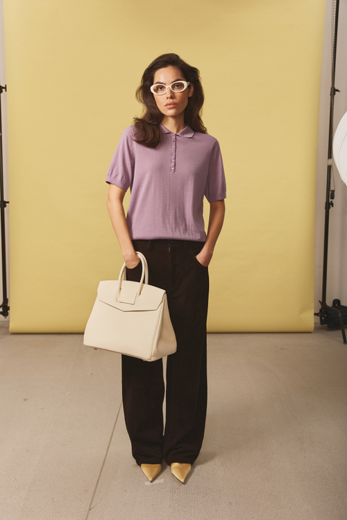 Polo TWIGGY lilac color