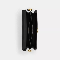 COACH СУМКА ЧЕРЕЗ ПЛЕЧО TABBY CHAIN, ЧЕРНЫЙ