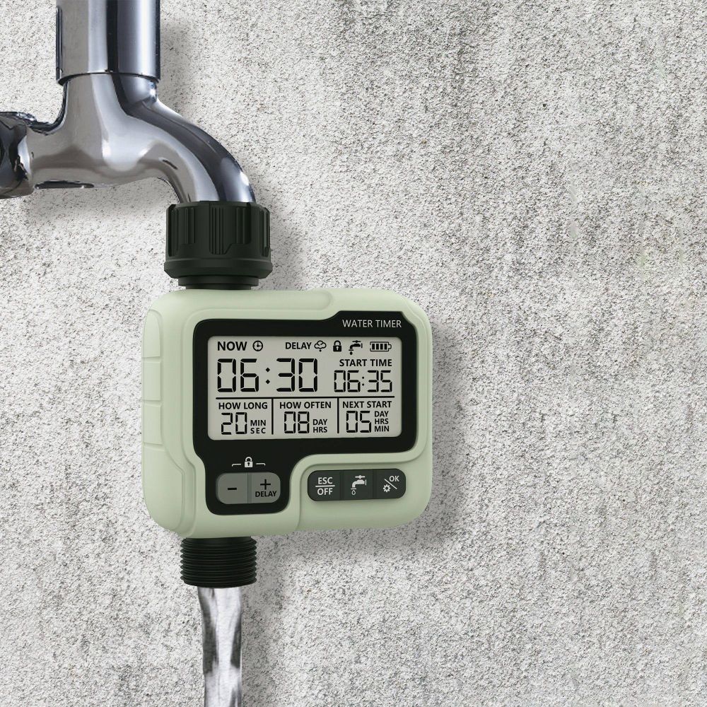 UST-W41 IP65 OLIVE Таймер для автоматического полива. 1 канал. Корпус оливковый. ТМ Uniel
