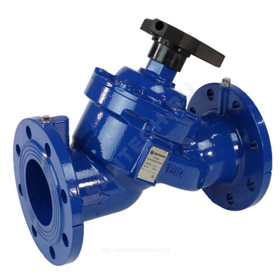 Клапан балансировочный ручной чугун 3081H Ду 100 Ру25 фл с измерительными ниппелями Benarmo