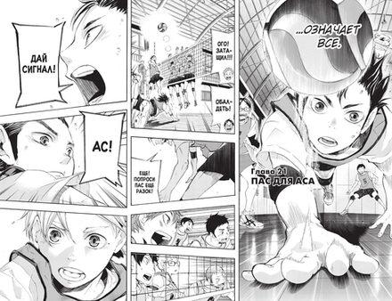 Манга Волейбол! Том 2