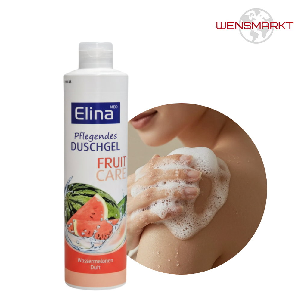 Гель для душа Elina Fruit Care с арбузом, 300 мл, Германия