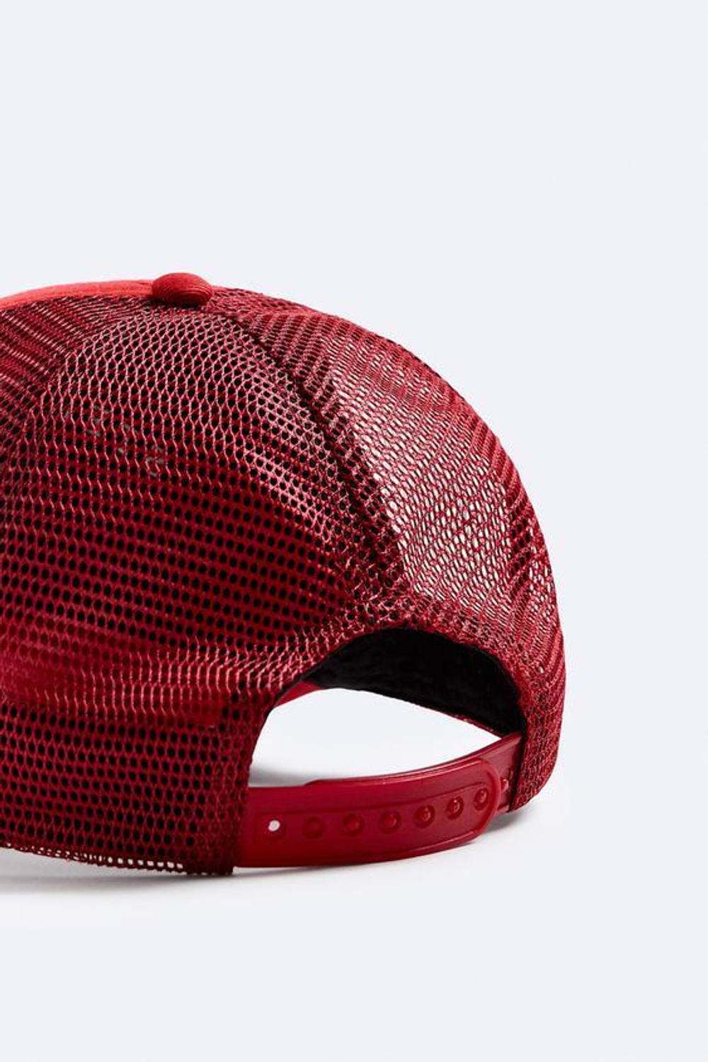 ZARA КЕПКА С РЕЛЬЕФНОЙ НАДПИСЬЮ, КРАСНЫЙ