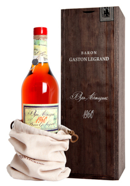 Арманьяк Baron G. Legrand 1960 Bas Armagnac п/уп (дерево), 0.7 л