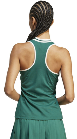 Женский топ теннисный Adidas Heritage Tank - зеленый