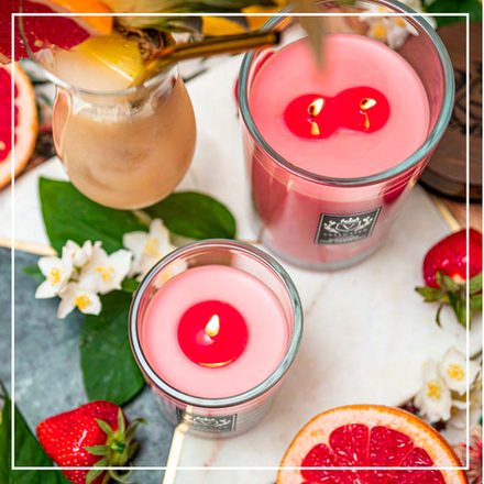 Свеча Vellutier Сочный розовый грейпфрут / Succulent Pink Grapefruit