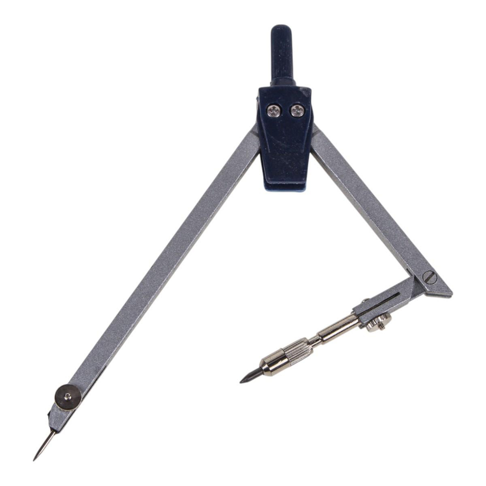 Готовальня 7 предм: циркуль мет,грифели, кронцирк,рейсфед,насадка под каранд.