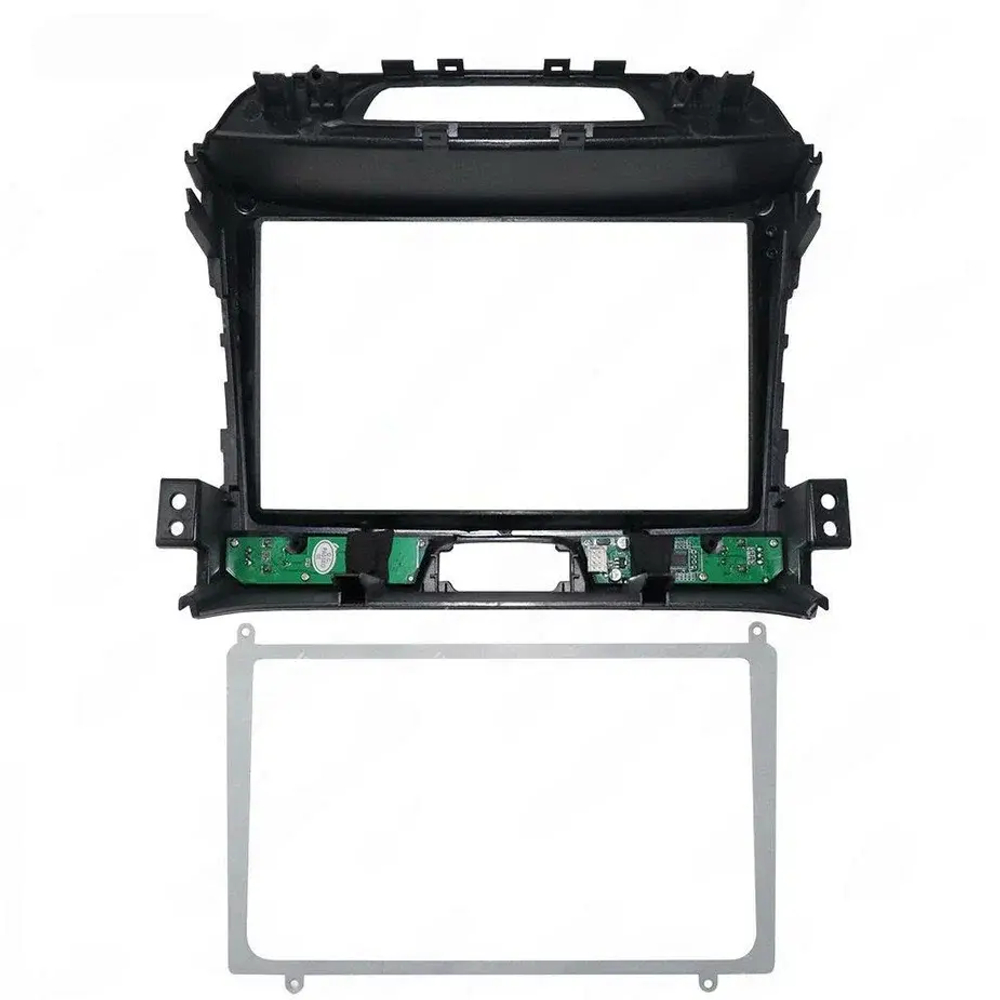 Магнитола для KIA Sportage 2010-2016 (низкая комплектация) - Carmedia SF-9735-1 (рамка 9") QLed+2K, Android 13, TS20, CarPlay, 4G SIM-слот