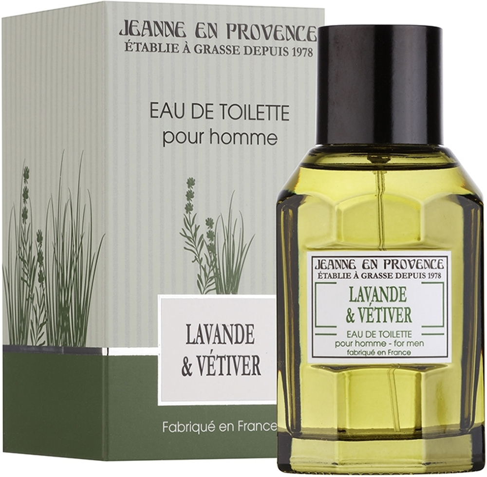 Jeanne en Provence Lavande & Vetiver туалетная вода для мужчин