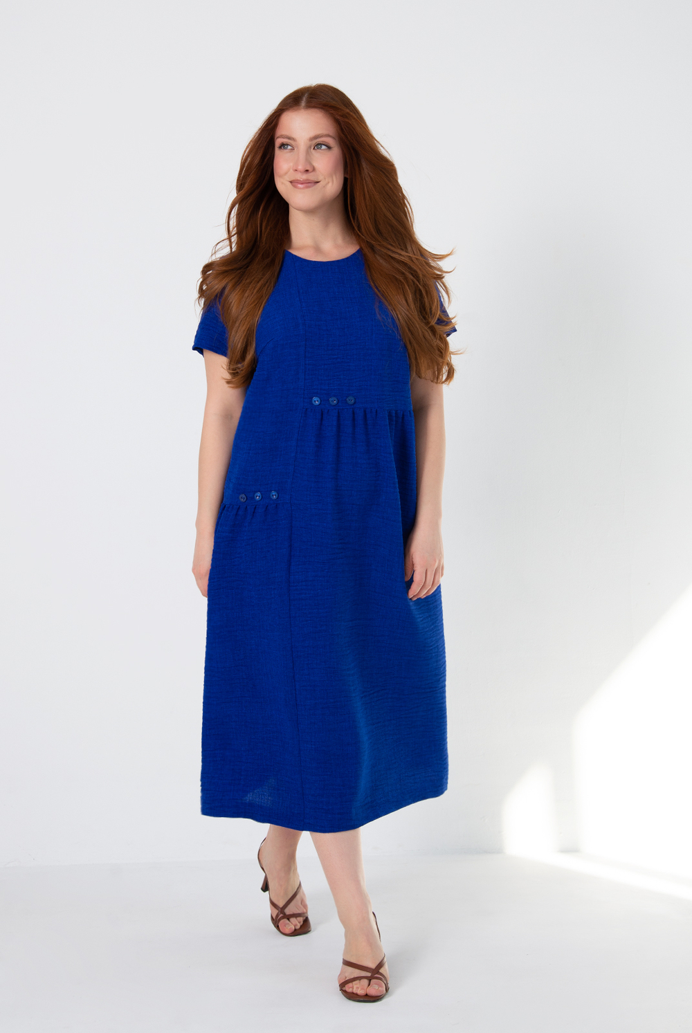 Платье женское 1843ЮП, василёк #527Вас051843ЮП