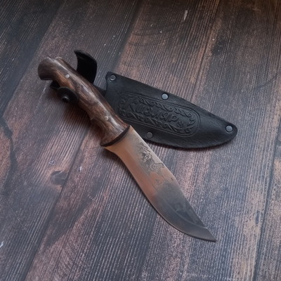 Нож кованый Кизляр с ножнами