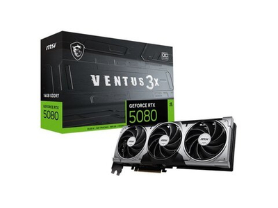 Видеокарта MSI Nvidia GeForce RTX 5080 VENTUS [RTX 5080 16G VENTUS 3X OC]