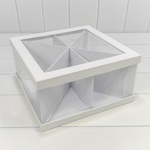 Коробка сборная 30х30х15 см (Белый)