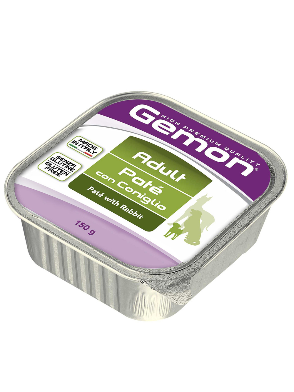 Влажный корм Gemon Dog для взрослых собак, паштет с кроликом 150 г