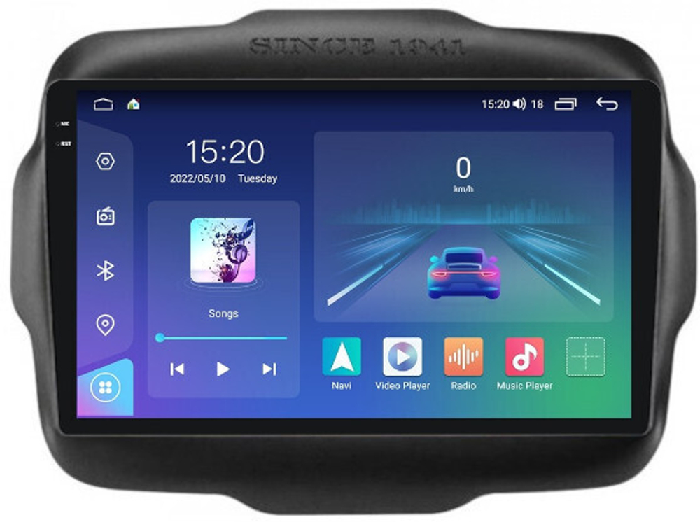 Магнитола для Jeep Renegade 2014-2021 - Parafar PF089RN2K на Android 13, QLED+2K, ТОП процессор, 4Гб+32Гб, CarPlay, 4G SIM-слот