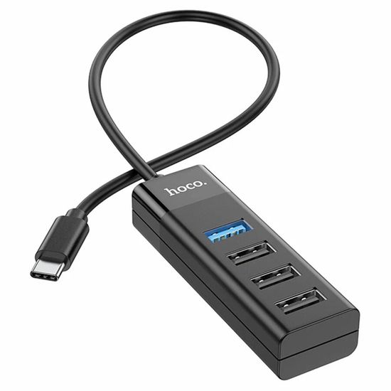 Мультипорт Hoco HB25 Type-C to 1xUSB 3.0 3xUSB 2.0