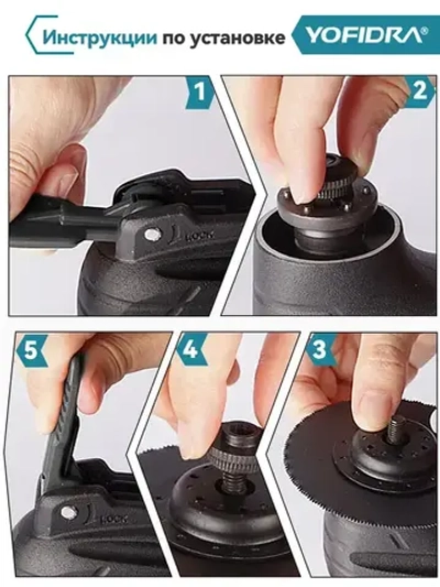 Реноватор многофункциональный Yofidra (22 насадки), 600 Вт, 20000 об/мин, с 2 батареями