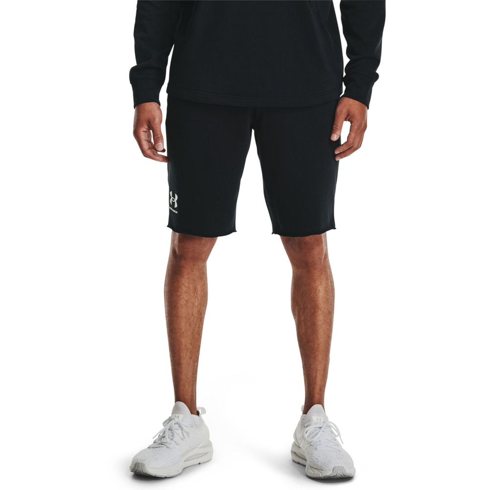 Мужские теннисные шорты Under Armour Rival Terry Shorts Men - Black, White