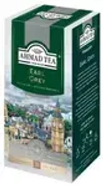 Чай в пакетиках чёрный Ahmad Tea Earl Grey, 25 шт