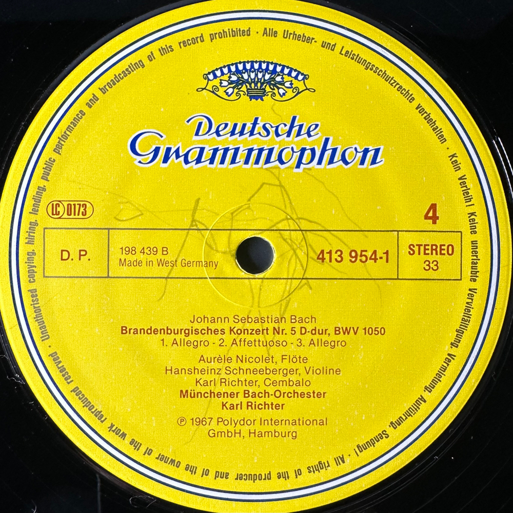 Бах - 6 Бранденбургских концертов 2LP (Германия)