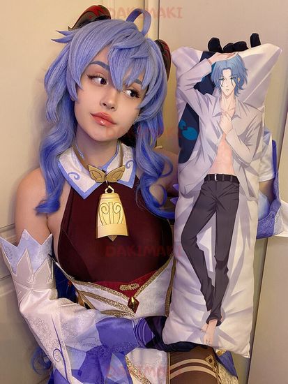 Мини дакимакура Ланга Хасегава и Рэки Кян из Скейт: Бесконечность арт. M0860, 60х20 см