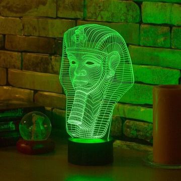 3D лампа Фараон Тутанхамон