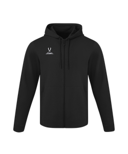 Флисовое худи на молнии ESSENTIAL Cotton Fleece FZ Hoodie, черный