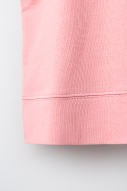 ZARA ОДНОТОННАЯ ФУТБОЛКА HEAVY WEIGHT, РОЗОВЫЙ