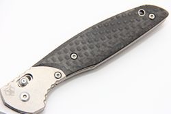 Нож Широгоров 110b Cronidur30 Карбон 3D больстер титанфотография - 4