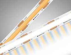 Ambrella Светодиодная лента Ambrella Light GS4901 COB 608Led/ 12W m/ 24V IP20 CCT 3000-6500K/ 5m*8mm*2.2mm (3 конт.) LED Strip 24V GS4901