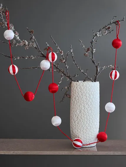 Гирлянда из шаров,  D5 см, 2 м