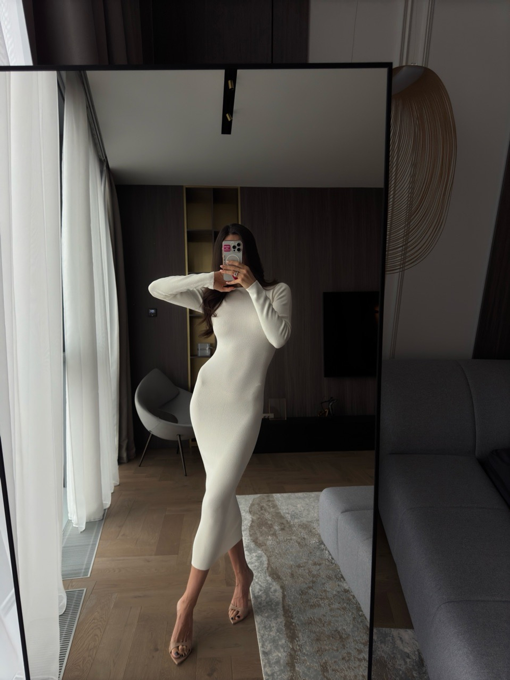 Платье DIANA с длинным рукавом