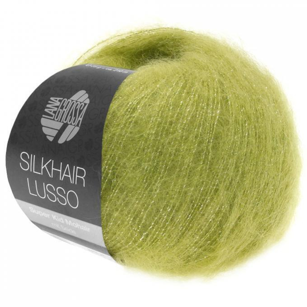 -45% Lana Grossa Silkhair Lusso (with lurex) 5x25г | Кид-мохер на шёлке с люрексом