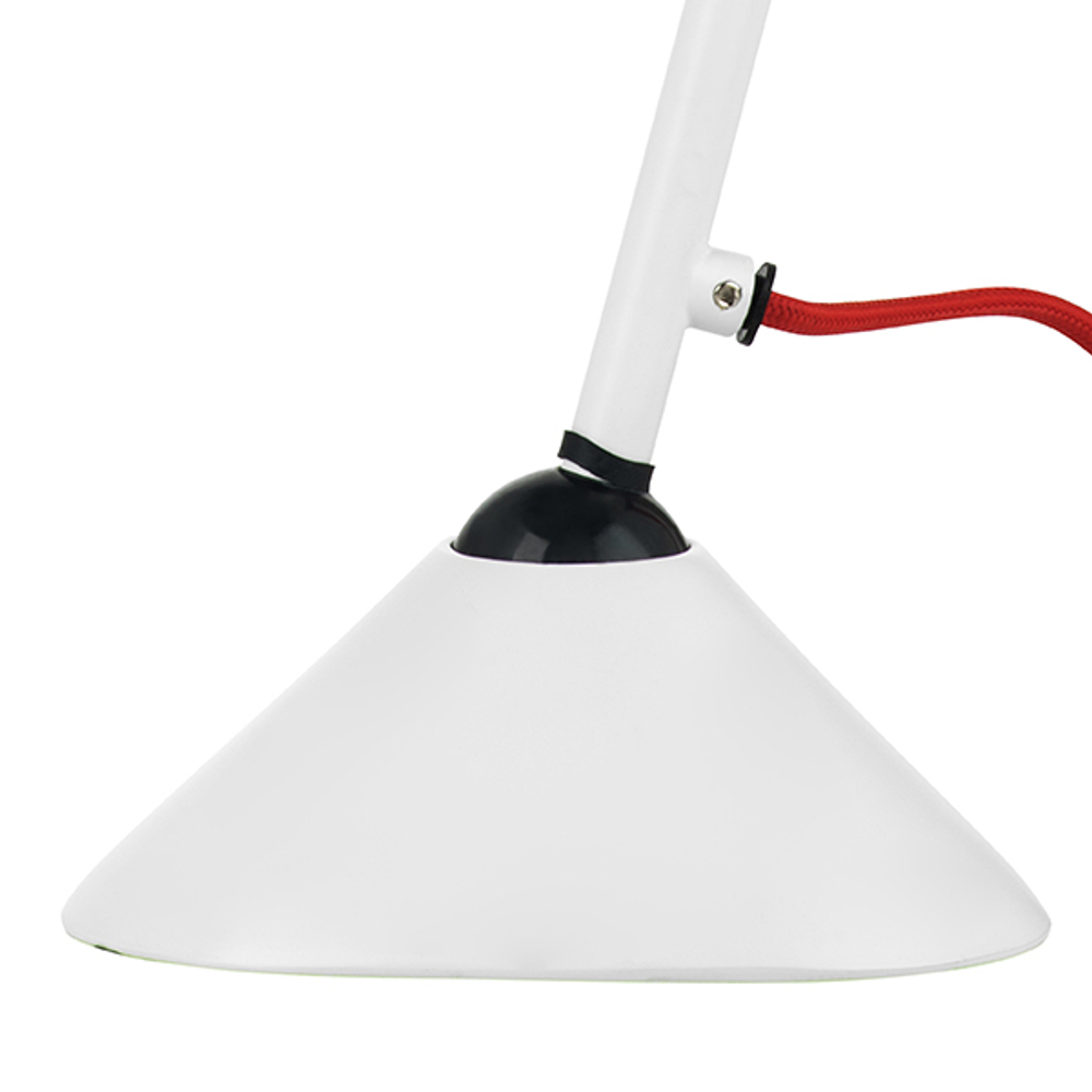 765916 Настольная лампа LOFT 1х40W E14 БЕЛЫЙ