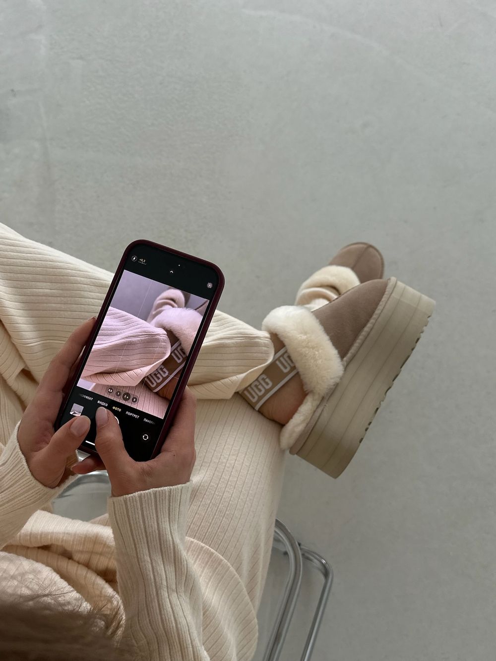 Ugg c открытой пяткой