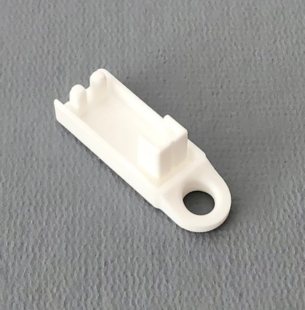 Заглушка Симпл Люкс для профиля Симпл, цвет белый