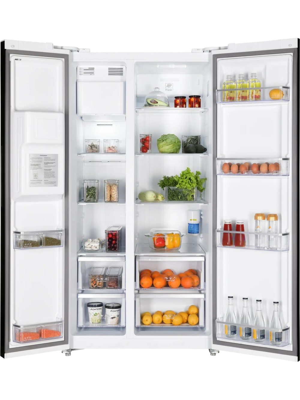 Холодильник Hiberg RFS-650DX NFGW inverter