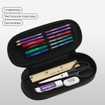 Пенал корпусный 1 отделение, 220*90*45 мм, Berlingo "Faster Than The Flame", полиэстер