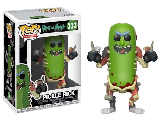 Фигурка Funko POP! Animation Rick & Morty Pickle Rick (333) 27854 / Фигурка Фанко ПОП! по мотивам мультсериала "Рик и Морти", Огурчик Рик