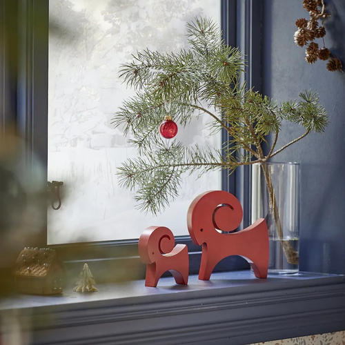 ВИНТЕРФИНТ VINTERFINT Набор украшений 2 шт, красная коза