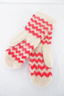 Варежки шерстяные на 10+ лет