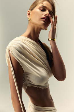 Топ на одно плечо TANZANIA Пломбир