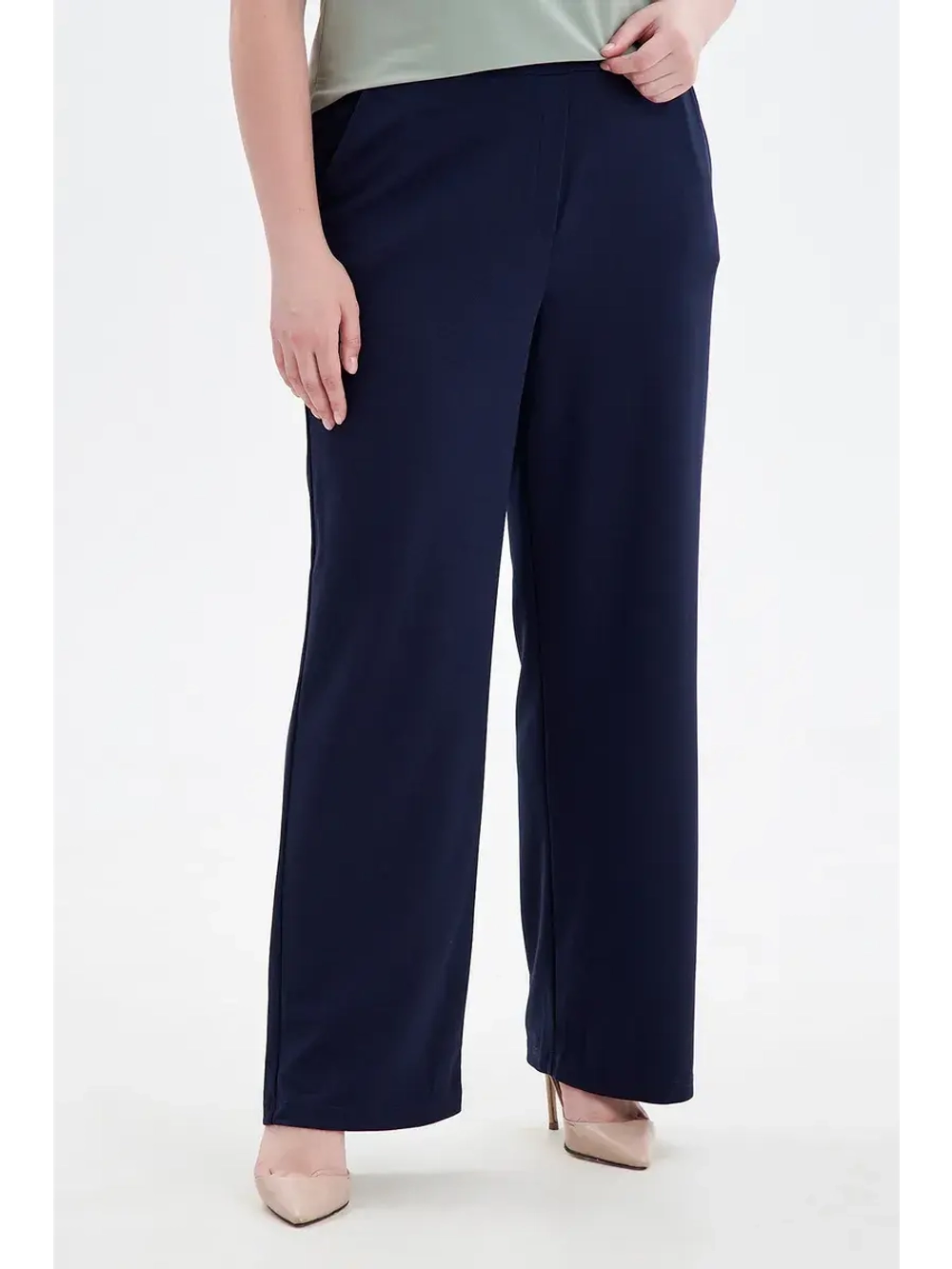 Брюки из крепа большие размеры