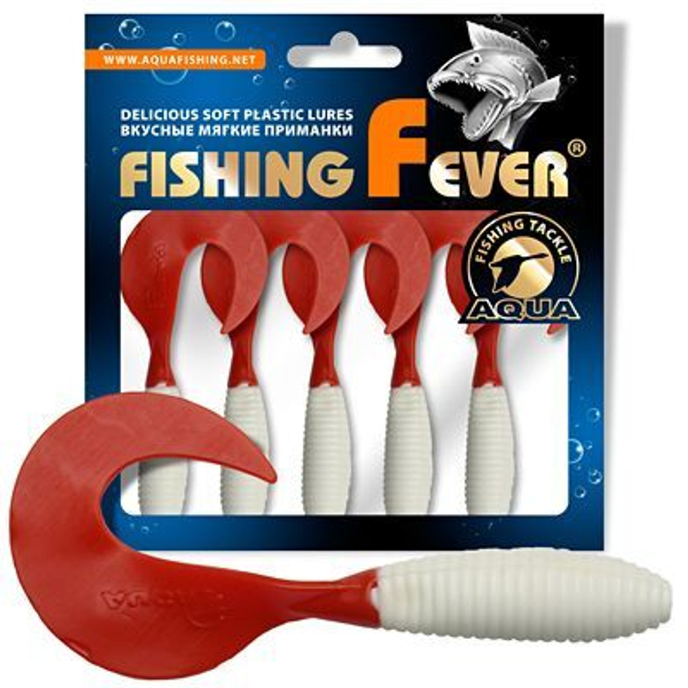 Мягкая приманка твистер FishingFever ARGO 6,0cm,2,0g,уп 6 шт