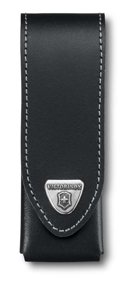 Чехол кожаный Victorinox для ножа 111 мм толщиной до 6 уровней, черный