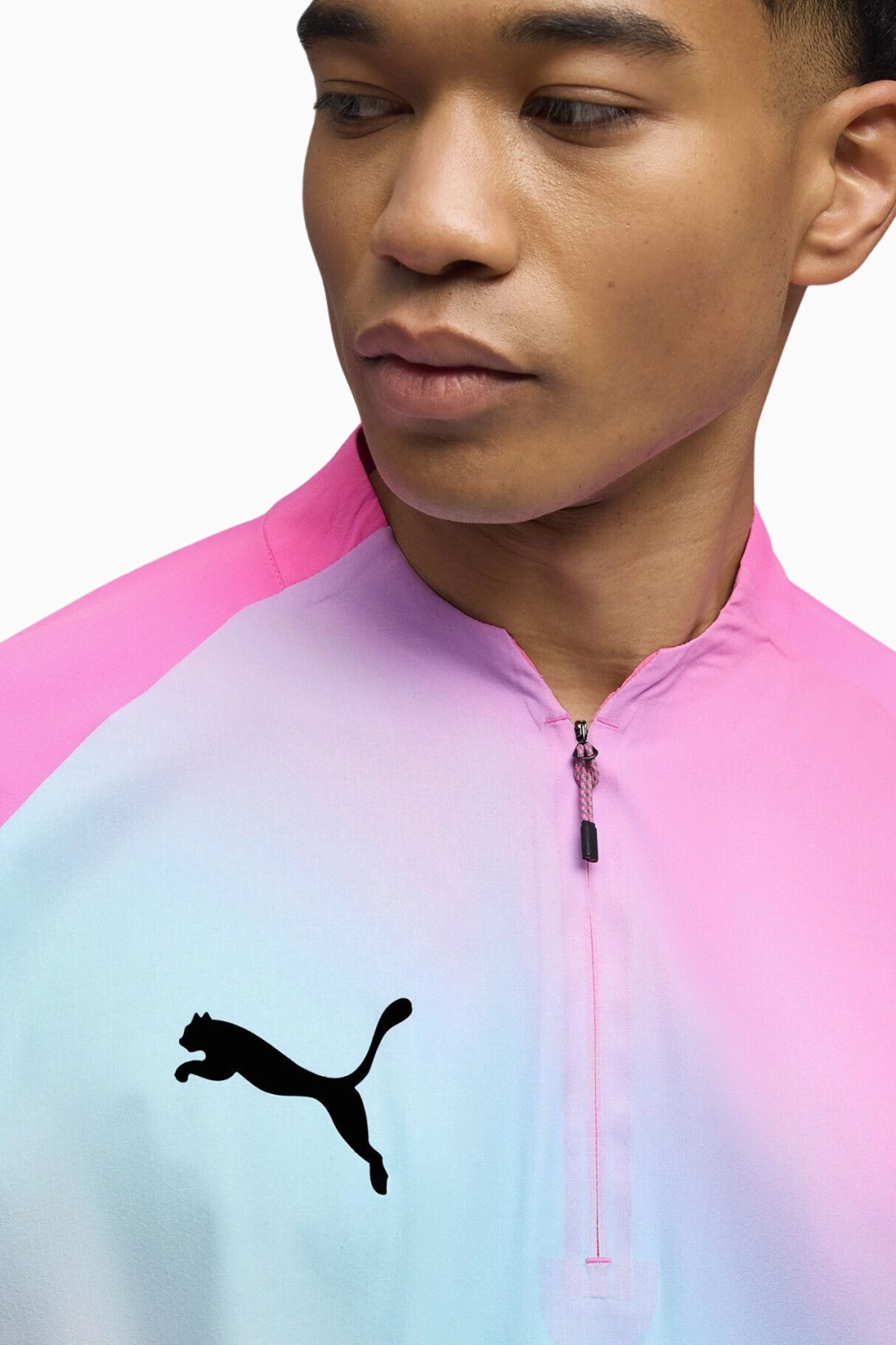 Кофта Puma Individual Lightspeed Ultimate 1/4 Zip - розовый