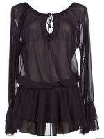 Туника пляжная черная р. 44-48, Charmante Италия