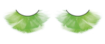 Пушистые зеленые ресницы-перья (Цвет: зеленый)
