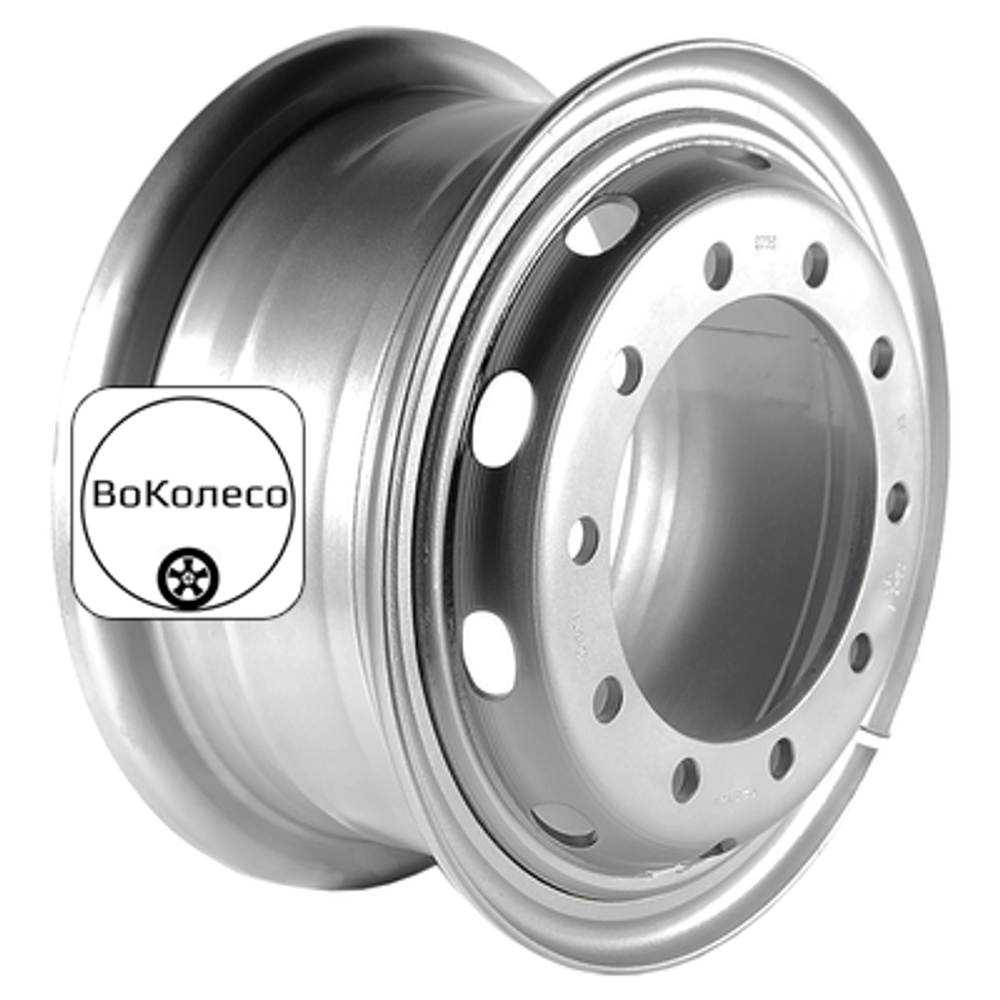 7,5x20/10x335 ET165 D281 Silver (2752001) (14 мм) Камаз-Евро (камера) SRW