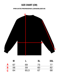 PRIVATE PERSONS x STVOL.TV LONGSLEEVE – BLACK